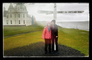 John o' Groats. The first and last of Scotland!