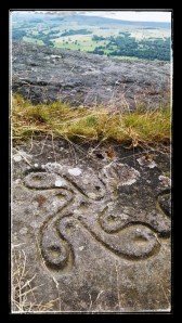 5,000 year old grafitti. Don't ask me how they age it!